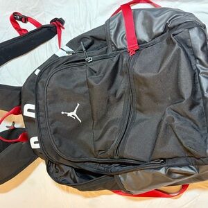 Jordan Black and Red Backpack